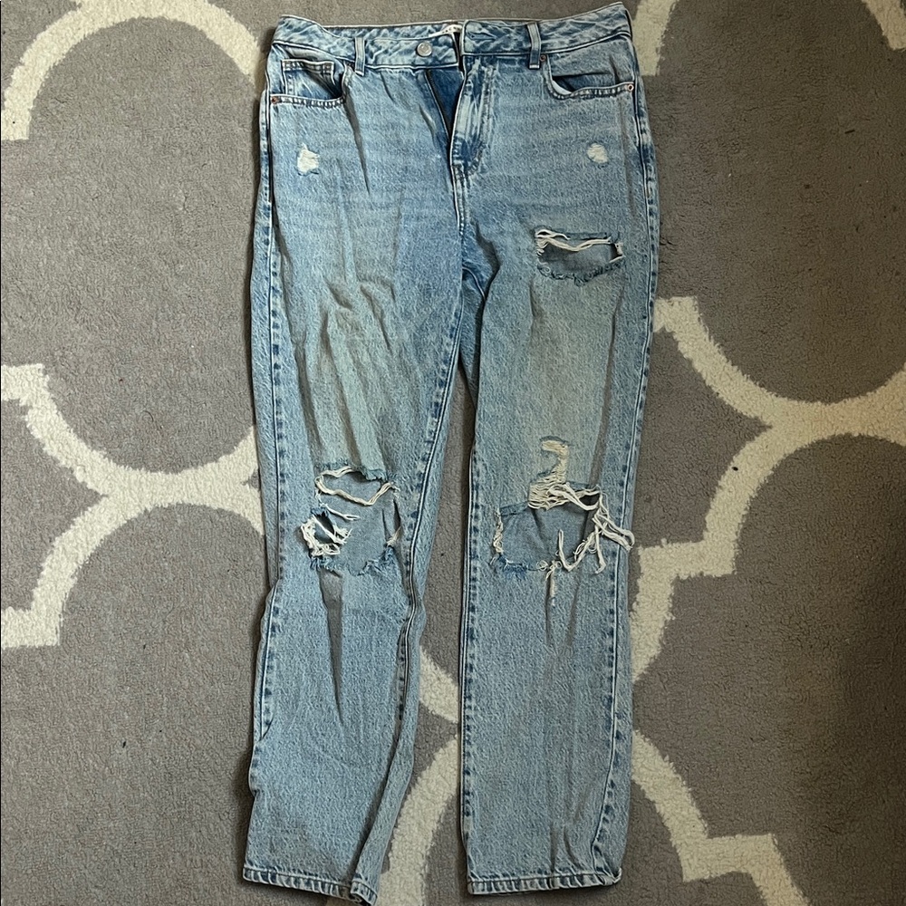 PacSun Light Blue Distressed Boyfriend Jeans